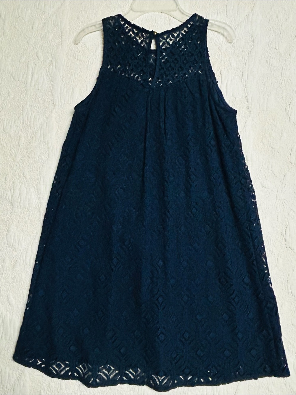 Women’s Size S Jolt Navy Lace Sleeveless Dress